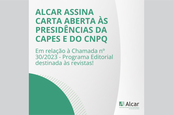 Você está visualizando atualmente ALCAR é uma das signatárias da Carta Aberta à CAPES e ao CNPq