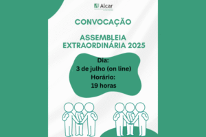 Leia mais sobre o artigo ALCAR convoca associados para Assembleia Geral Extraordinária