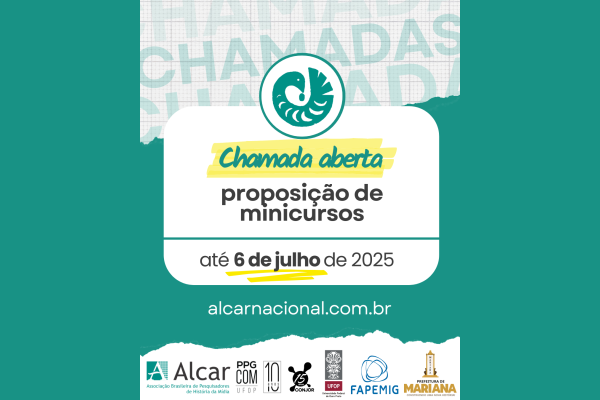 No momento, você está visualizando ALCAR 2025 Abre chamada para proposta de minicursos para o XV Encontro Nacional de História da Mídia
