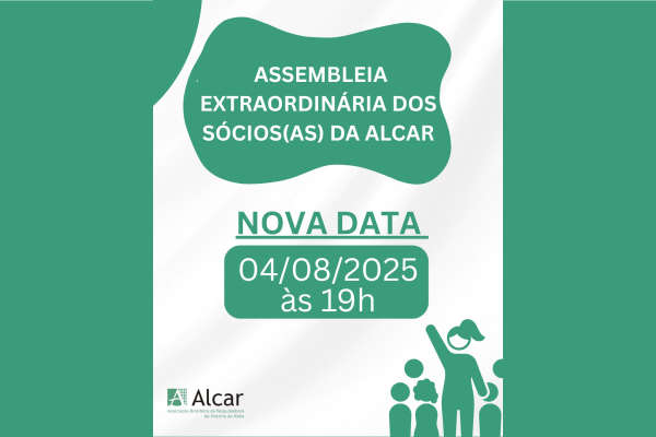 No momento, você está visualizando ALCAR convoca associados para Assembleia Geral Extraordinária