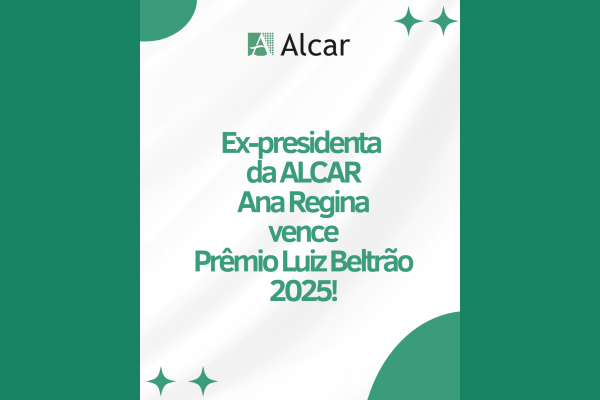 No momento, você está visualizando Ex-presidenta da ALCAR vence o Prêmio Luiz Beltrão de Maturidade Acadêmica 2025!