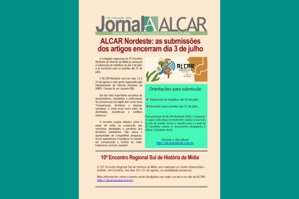 No momento, você está visualizando Jornal da ALCAR de maio-junho está no ar! Edição: 96